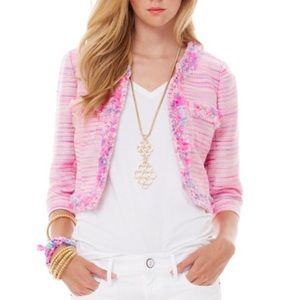 Lilly Pulitzer Boucle Cropped Jacket